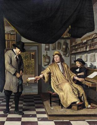 A Notary in His Office, BERCKHEYDE, Job Adriaensz